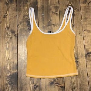 forever 21 orange crop top
